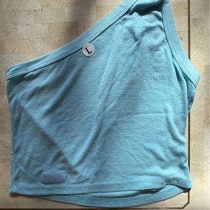 Set active weekend top light blue